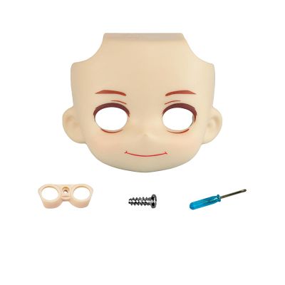 YMY DIY Makeup Doll Face Without Eyes BJD Doll Accessories Suitable for GSC 1/12 Scale Doll Head
