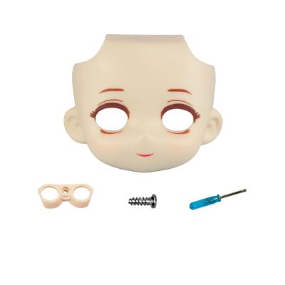 YMY DIY Makeup Doll Face Without Eyes BJD Doll Accessories Suitable for GSC 1/12 Scale Doll Head