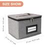 Mingting Die Cut Storage Box,Die Cut Storage Organizer,Fully-Padded Inside with Sturdy Construction, Magnetic Sheets for Dies Storage ,Scrapbooking Paper,Picture,Photo(no magnet sheet) view 2
