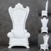 YMY DOLL Miniature Sofa 1/12 Scale Dollhouse Accessory (White High-Back) view 2