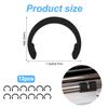 12pcs Retaining Clip Rings for Cricut Maker, Metal C-Shaped Rubber Roller Resolution Rubber Roller Replacement, Keeping Rubber Roller in Place (Black) view 2