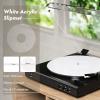 Acrylic Turntable Mat, Record Platter Slipmat Reduce Static Dust Noise Replacement Acrylic Record Platter Slipmat for 12 Inch Record Player (White) view 2