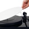 Acrylic Turntable Mat, Record Platter Slipmat Reduce Static Dust Noise Replacement Acrylic Record Platter Slipmat for 12 Inch Record Player (White) view 4