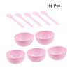 SHINEOFI 20pcs Crystal Mud Mixing Bowls Reusable Plastic Bowls Spoons for Crafts for Boys and Girls and Girls for Making Tools and Mixing Crystal Mud view 2