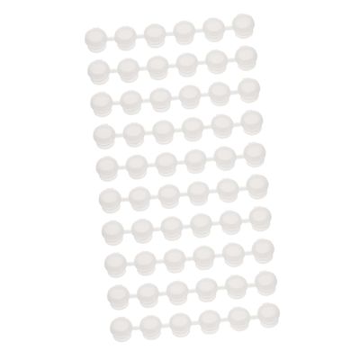 STOBOK 40pcs Mini Paint Containers with Lids Strips for Easy Storage of Paint Beads and Craft Supplies Durable Plastic Pots for School Camp and Art Projects