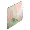 Hama Watercolor Spiral Photo Album 28 x 24 cm (100 Photos 10 x 15 cm to Stick, 50 White Pages, Scrapbooking Album DIY Photo Book to Personalise and Stick) Green view 4