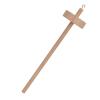 Syrisora Wooden Drop Spindle Top Whorl Wheel Yarn Spindle Yarn Making Hand Carved Wooden Spindles Tool for Beginners view 2