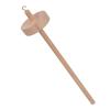 Syrisora Wooden Drop Spindle Top Whorl Wheel Yarn Spindle Yarn Making Hand Carved Wooden Spindles Tool for Beginners view 3