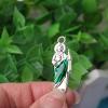 Ximimark 20 pcs Vintage Funky Golden Green Pendants Charms DIY Jewelry Making Accessories Art Craft Necklace Bracelet view 2
