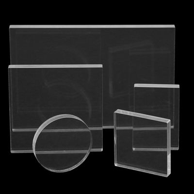 Qimoo 5 Pieces Clear Stamp Blocks Set, Clear Acrylic Stamping Blocks Tool Acrylic Blocks with Grid Lines for Wedding Photography Props Crafts Making