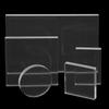 Qimoo 5 Pieces Clear Stamp Blocks Set, Clear Acrylic Stamping Blocks Tool Acrylic Blocks with Grid Lines for Wedding Photography Props Crafts Making view 1