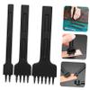 3pcs DIY Leather Punching Tool High-Carbon Steel Hole Punch for Leather Crafting Durable and Precise Stitching Tool DIY Projects and Hand Sewing view 2