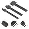 3pcs DIY Leather Punching Tool High-Carbon Steel Hole Punch for Leather Crafting Durable and Precise Stitching Tool DIY Projects and Hand Sewing view 4