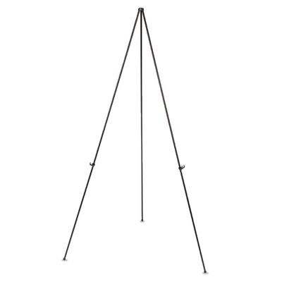 212 Main BVC 61.5 in. Lightweight Steel Instant Easel, Black