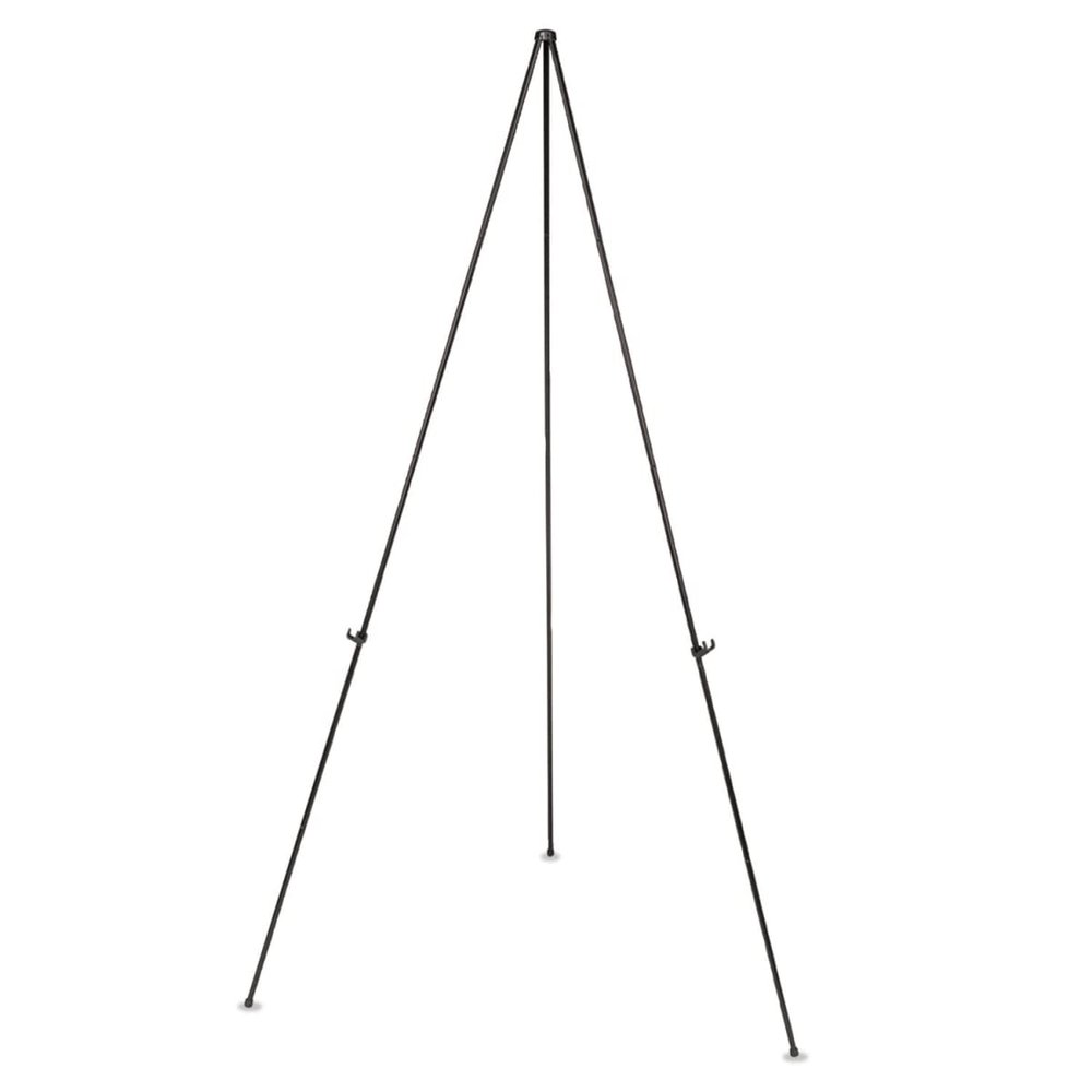 212 Main BVC 61.5 in. Lightweight Steel Instant Easel, Black