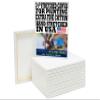 Stretched Canvas for Painting 24x24 6PK 3/4" Extra Fine Smooth Portrait Cotton Canvas 13 Oz Stretched Large Canvases for Painting 24 x 24 Bulk Canvas Value Pack.Blank 24X24 Canvases Universal Primed view 1