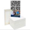 Stretched Canvas for Painting 4x6 10PK 3/4" 10 Oz. 4x6 Canvas Value Pack.Large Stretched Cotton Blank Canvas for Painting. 4 x 6 Canvases Bulk XL Rectangle Universal Triple Primed for Paint&Sip view 1
