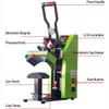 DOrorO Cap Heat Press Machine, Hat Heat Transfer Machine with Digital LCD Display Panel and 0-250C Temperature Control, for Peaked Caps, Baseball Caps, Truck Caps view 2