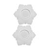 BIUDECO 2pcs Lotus Shape Silicone Craft Molds Candle Holder Molding for Candle Making Supplies DIY Projects view 1