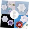 BIUDECO 2pcs Lotus Shape Silicone Craft Molds Candle Holder Molding for Candle Making Supplies DIY Projects view 2