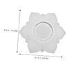 BIUDECO 2pcs Lotus Shape Silicone Craft Molds Candle Holder Molding for Candle Making Supplies DIY Projects view 3