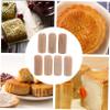 HOODANCOS Wooden Pottery Stamp Decorative Stamps for Crafting Pottery Tools Unique Patterns for Projects Moon Cake Making view 3