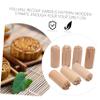 HOODANCOS Wooden Pottery Stamp Decorative Stamps for Crafting Pottery Tools Unique Patterns for Projects Moon Cake Making view 4