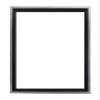 Creative Mark Illusions Floater Frame For 3/4" Deep Canvases - 24x30 Silver/Black - No Glass or Backing - Wood Composite Floating Illusion Frame for Canvas Paintings- With Hanging Hardware view 1