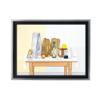 Creative Mark Illusions Floater Frame For 3/4" Deep Canvases - 24x30 Silver/Black - No Glass or Backing - Wood Composite Floating Illusion Frame for Canvas Paintings- With Hanging Hardware view 2