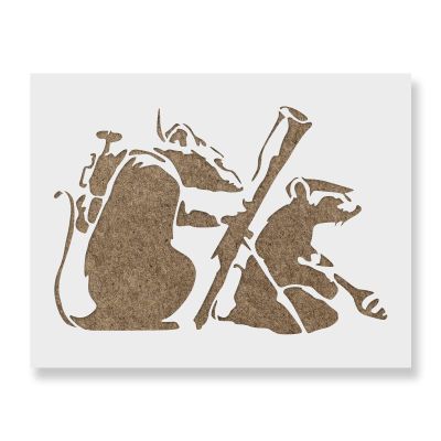 Mount Up Banksy Stencil - Capture The Spirit of Urban Banksy Stencil Art in Your Projects, Banksy Stencil