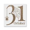 31 October Spider Web Stencil - Effortlessly Create Ghoulish Party Decor, Spooky Stencils, Paint Stencils, Halloween Table Decor view 1