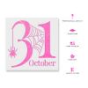 31 October Spider Web Stencil - Effortlessly Create Ghoulish Party Decor, Spooky Stencils, Paint Stencils, Halloween Table Decor view 2