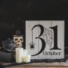 31 October Spider Web Stencil - Effortlessly Create Ghoulish Party Decor, Spooky Stencils, Paint Stencils, Halloween Table Decor view 3