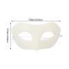 Vaguelly 10pcs Blank Masks for Diy Decorating Masquerade Masks for Adults for Cosplay Parties Art view 3