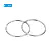 PATIKIL 1.6" Metal O Rings, 12 Pcs 304 Stainless Steel O-Ring Heavy Smooth Round Rings for Macrame, DIY Craft, Hardware, Keychain, Belt, Dog Leash, 3mmx40mm view 3