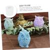 STOBOK Handmade Owl Silicone Mold for Scented Candle Making Flexible Reusable DIY Craft for Fondant Soap Small Cat-Themed Design view 4