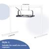 Caydo 2PCS 50W LED UV Screen Printing Light Exposure Unit with Light Stands, Cable Ties, Exposure Unit for Screen Printing and Cyanotypes view 3