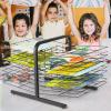 VsoxA Art Drying Rack for Classrooms Paint Drying Rack, 20/50 Removable Shelves, Sturdy Metal Artwork Storage Display Rack for Schools, Art Studio, Preschool (Size : 20 Shelves) view 1