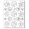 Flower Background Board Die Cuts for Card Making, Square Metal Cutting Dies for Paper Scrapbooking, DIY Stencils for Album Party Wedding Festivals Decoration view 3