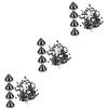 SHINEOFI 300pcs Punk Spikes Rivet Accessories Plastic for Clothing Shoes Bags and Crafts -Corrosive and Lightweight Decorative Rivets for Unique view 1