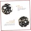 SHINEOFI 300pcs Punk Spikes Rivet Accessories Plastic for Clothing Shoes Bags and Crafts -Corrosive and Lightweight Decorative Rivets for Unique view 2
