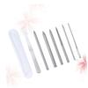 LALAFINA 3pcs Weaving Set Lacing Needles for DIY Jewelry Lacing Stitching Tools Essential for view 3