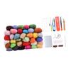 STOBOK 73pcs Wool Felt Making Kit Felting Tools Storage Case for Craft Projects Includes Needles Scissors and Finger Covers view 1