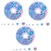 LALAFINA 3pcs Craft Beads for Jewelry Making DIY Faux Pearls Plastic Beads Necklace Bracelet view 1