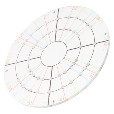 ULDIGI Pottery Tool Decorative Disc Round Divider for Clay and Porcelain Painting Measuring Tool Ceramic Art Divider Template for DIY Pottery Projects 3.54In