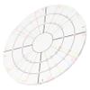 ULDIGI Pottery Tool Decorative Disc Round Divider for Clay and Porcelain Painting Measuring Tool Ceramic Art Divider Template for DIY Pottery Projects 3.54In view 1