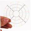 ULDIGI Pottery Tool Decorative Disc Round Divider for Clay and Porcelain Painting Measuring Tool Ceramic Art Divider Template for DIY Pottery Projects 3.54In view 3
