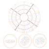 ULDIGI Pottery Tool Decorative Disc Round Divider for Clay and Porcelain Painting Measuring Tool Ceramic Art Divider Template for DIY Pottery Projects 3.54In view 4