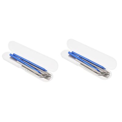 STOBOK 2sets Professional Weaving Needles for Bracelet Making Lace Weaving Tools for Crafting Umbrella Cords and Accessories for Braiding Enthusiasts
