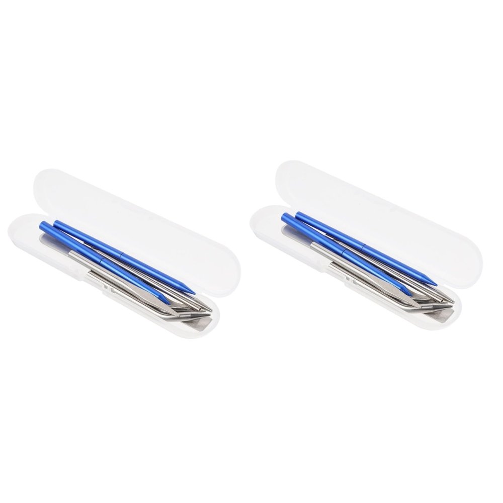 STOBOK 2sets Professional Weaving Needles for Bracelet Making Lace Weaving Tools for Crafting Umbrella Cords and Accessories for Braiding Enthusiasts